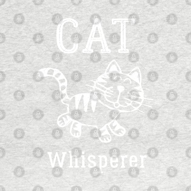 Cat Whisperer - Cats And Kittens Lovers T-shirt - Gift For Catlady by Pushloop